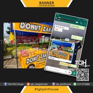 BANNER BAZAR NIAGA 1x9kaki untuk KHEMAH 10kaki 2026