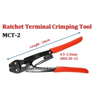 Ratchet Terminal Crimping Tool MCT-2 Striping & Crimping Tool Made in Taiwan