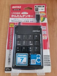 Buffalo USB Number Pad BSTK01BK Buffalo 數字鍵盤 BSTK01BK