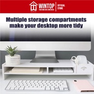 Wintop Monitor Stand Riser Printer Computer Laptop Stand Holder With Storage Monitor Stands Portable