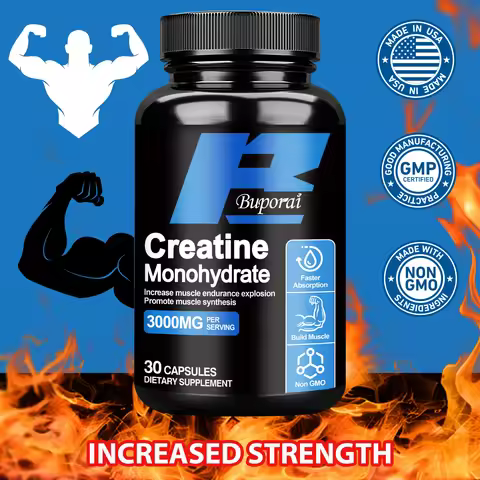 Creatine Monohydrate - Increases Lean Muscle Mass, Promote Muscle Growth, Relieve Fatigue, Improves 