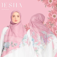 AMREENA Ashwaq Series Hijab Jilbab Jumbo Syari 130x130 Jesna Motif