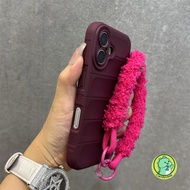 Casing With Plush Strap For Honor 200 100 90 Pro Lite GT SE 5G 4G Simple 3D Cover Cute Cartoon Candy