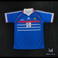 France France Retro 1998 Full Printing Custom Jersey