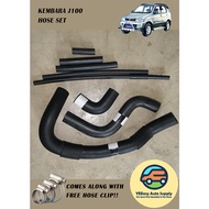 PERODUA KEMBARA J100, KEMBARA DVVT - RADIATOR & BY PASS HOSE SET