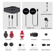 Interkom ASMAX F1 PRO 2nd HELMET KIT MAGNET MOUNT AND BASE PLATE MIC 40mm BOX BACK CAVITY SPEAKER