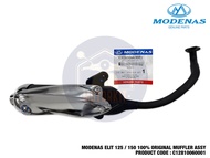 MODENAS ELIT 125 ELIT 150 P1 100% ORIGINAL MUFFLER ASSY EKZOS PIPE EXHAUST C12810060001