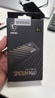 MSI M461 M.2 4TB SSD  有保養