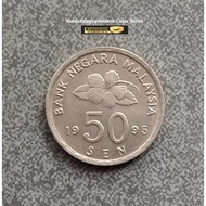 50Sen1995~SiriKedua"BungaRaya&WauBulan"👍