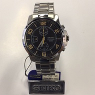 Seiko chronograph watch 100m water resistant