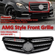 Gloss Black AMG Style Front Grill Grille For Mercedes Benz W212 E250 E550 E350 E63 AMG 2010-2013 Car