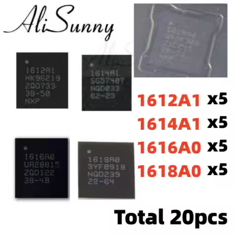 5pcs 1612A1 Chip for iPhone 8 X XS 11 12 13 14 Pro Max U2 USB Charging Charger iC 1616A0 1614A1 1618