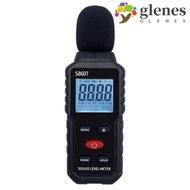 GLENES Decibelimeter, Digital 30~130dB Noise Meter, Professional Environment 0.1 dB Handheld Sound L