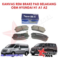 REAR BRAKE SHOES HYUNDAI H1 A1 A2 REAR BRAKE PAD H1 HYUNDAI A2 A1 BRAKE CANVAS