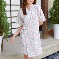 Tsn093 - Lovely Yukata Kimono Beautiful Home Dress ️ Unique Designer Of Thien Duong