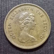 (Lot#1) 1978 Hong Kong (British) Queen Elizerbeth The Second Copper Nickel 50 Cents  香港 伊麗莎白二世 銅鎳幤 五