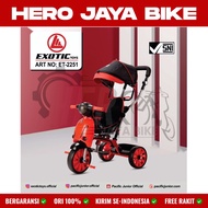 EXOTIC ET 2251 Children's Tricycle, Latest Vespa Canopy Model, Children's Tricycle