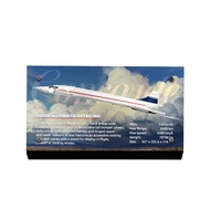 Ready Stock Applicable Lego 10318 Concorde Supersonic Airliner Building Block Display Nameplate Acry