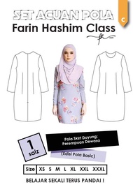 POLA BAJU KURUNG MODEN | POLA SKIRT DUYUNG ( EDISI POLA BASIC ) | POLA PAKAIAN | POLA BAJU | KERTAS POLA