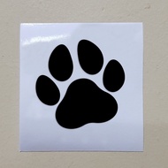 Dog Paw Footprint, vinyl cutout sticker