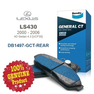 Original Bendix [DB1497GCT] Rear Brake Pad - Lexus LS430 Rear Brake Pad