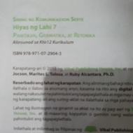 ♞2nd Hand FILIPINO AKLAT kalinangan, pluma, hiyas ng lahi