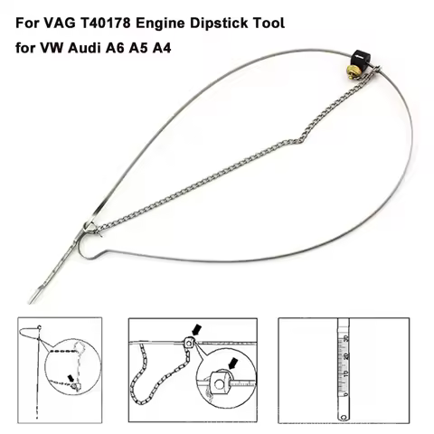 Adjustable Engine Oil Level Gauge Dipstick Tool For VAG T40178 VW Audi A6 A5 A4 2.0L TFSI 3.2L 4.2L 