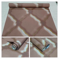 BAYAR DI TEMPAT. !!! [ COD ] Batik Coklat teralis gold emas Cantik Elegant