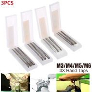 [YF] 3Pc Hss Machine Hand Screw Thread Metric Plug Tap Screw Taps M3 M4 M5 M6