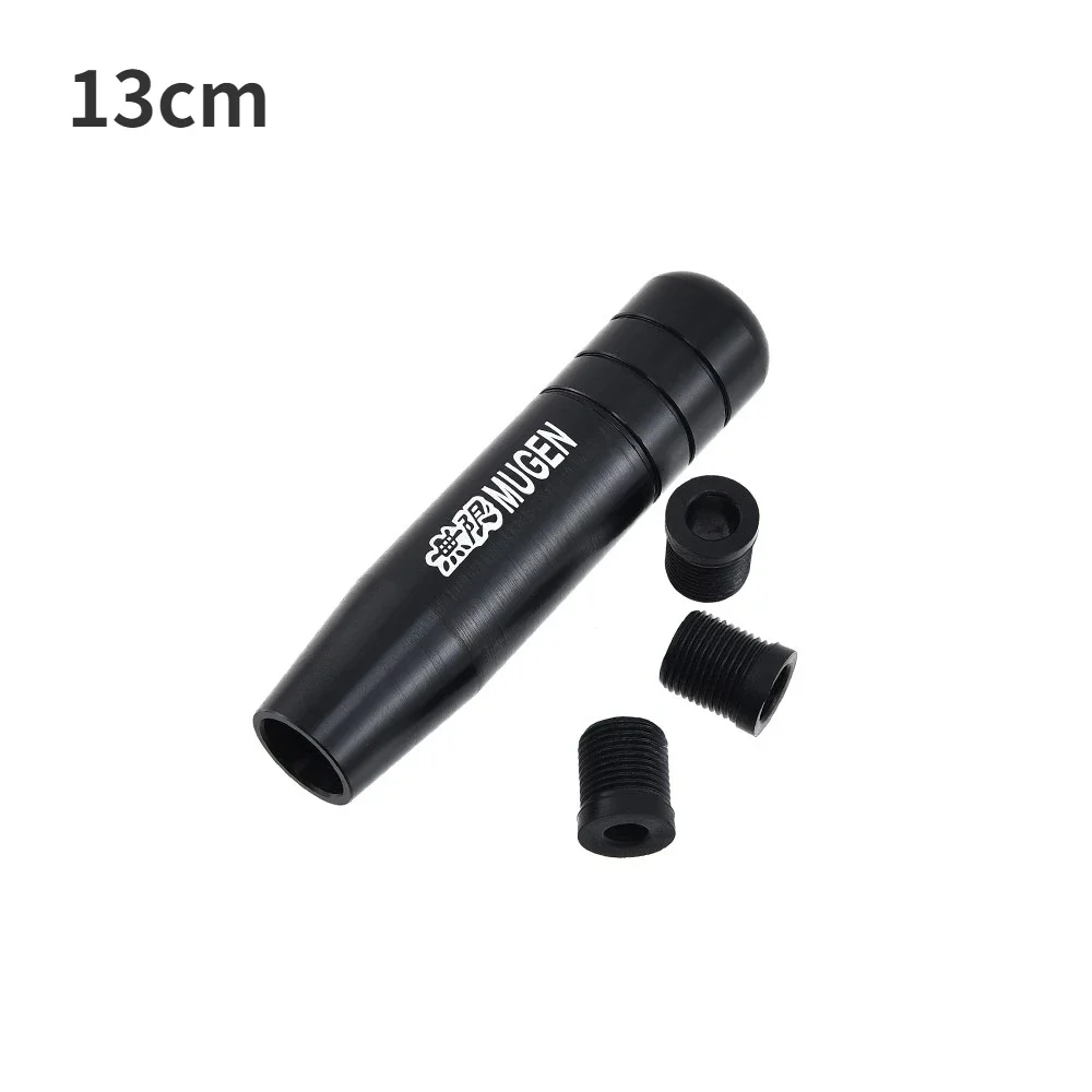 Universal Auto JDM 18cm Length Aluminum Gear Shift Knob Racing Car Shift Gear Knob MUGEN