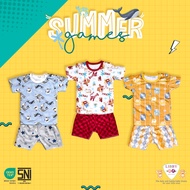 Libby Baby SUMMER GAMES 3 Pairs Baby Clothes Set Baby Clothes Pants SHORT SBSKEBONSARI