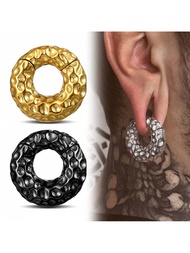 1pc 2g 00g Comet Ear Weights Hangers Ears Plugs For Stretched Lobe 316L Stainless Steel Earrings Pie