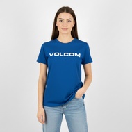 Baju Wanita Volcom Lengan Pendek Kaos Distro Surfing Cewek Atasan T-shirt Oblong Cewe Branded Simpel