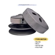 Pulley Pulley Pulley Pulley Assy + double clutch bowl MIO M3 MIO Z 125 FINO 125 MIO SOUL GT 125 XEON