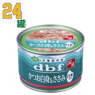 d.b.f - [24罐箱裝] 白身鰹魚+雞肉+飯 (150gx24) DBF 狗罐頭 D1533