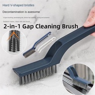 Floor Cleaning Brush Bathroom Cleaning Brush Window Brush Groove Gap Cleaner 2 In 1 V Shape Brush