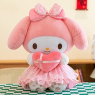 30/40/50cm Sanrio Anime Toys Kawaii Kuromi Mymelody Plush Love Series Stuffed Toy Plush Doll Birthda