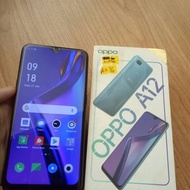 Hp second Oppo A12 Ram:4/64 GB warna:hitam