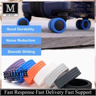 Travel luggage wheel cover silicone casters shoes luggage wheel cover noise reduction wheel cover sm