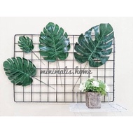 Daun Monstera Palsu Plastik Philodendron Daun Artificial Skandinavian