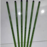 Cheap hand fishing rod, shortened and convenient to move, GREEN BAMBOO rod, code 111.