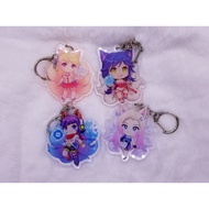 Doujin Ah Fox Fox kda Acrylic Pendant Keychain