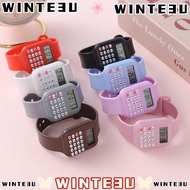 WINTE3U Micro Calculator Watch, Cartoon Date Display Electronic Digital Calculator, Portable Multifu