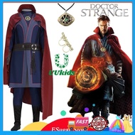 【Ready Stock】Superheroes Avengers Dr.Strange Wanda Maximoff Witch Lycra Costume For Kids Adult