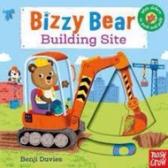 - Imported Bizzy Bear Building Site Push Pull Slide Board educational book for baby Children's inter