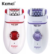 Kemei 2 In 1 Epilator Electric Shaver Defeatherer Depilatory Rechargeable KM-2668 Hair Remover Femal