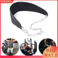 Pull-up Belt Weighted Dip Belt with Chain Home Gym Equipment Waist Belt Weight Lifting Dip Belt Dipp