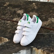 Adidas Stan Smith CF GREEN Sneakers (Stan Smith Velcro Straps)