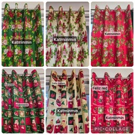 Christmas 1pc ring curtain 5ft 6ft standard 7ft 8ft cretona cotton