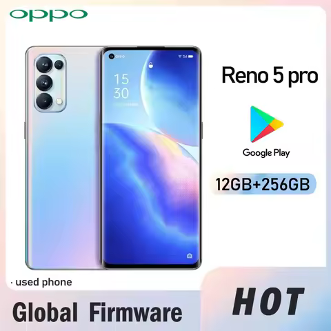 OPPO Reno 5 pro 5G smartphone Global firmware 64MP+32MP Android 11 Quadruple camera 12GB 256GB Dimen
